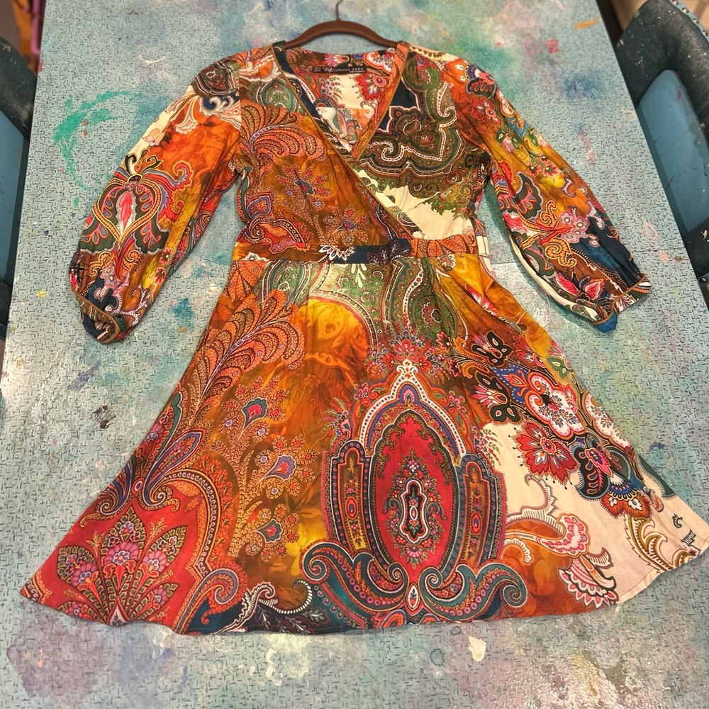 Psychedelic Paisley Dress